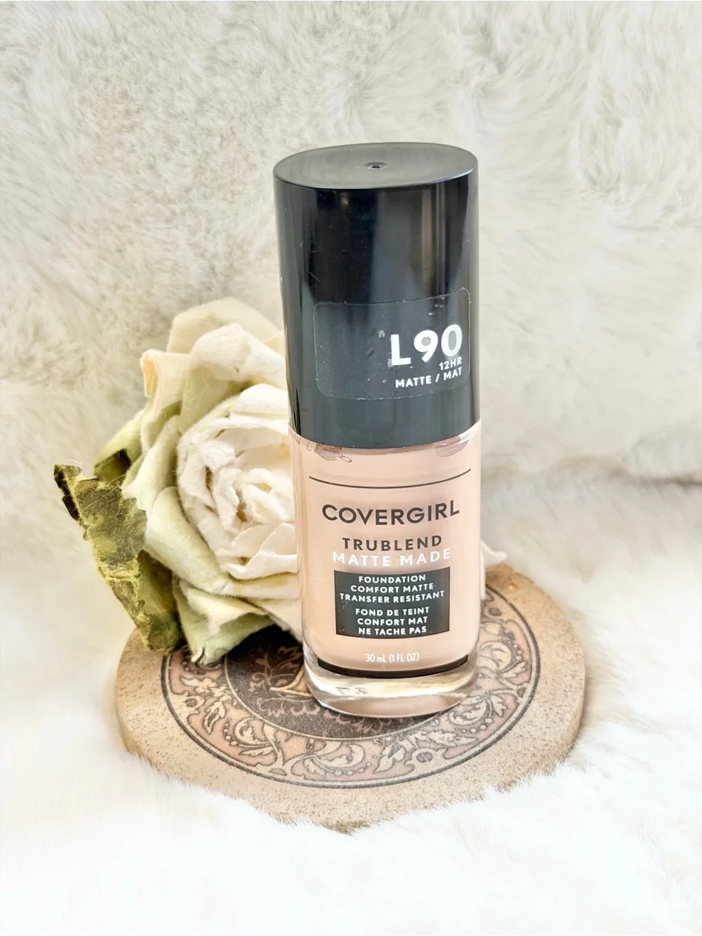 COVERGIRL TruBlend Matte Made 12HR Foundation L90 Classic Beige